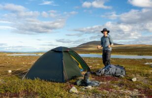 Camp near Gárvajávrre