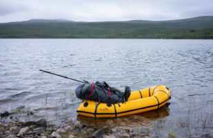 Packraft at Riebnes