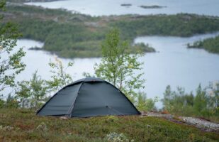 Campsite with magnificent view