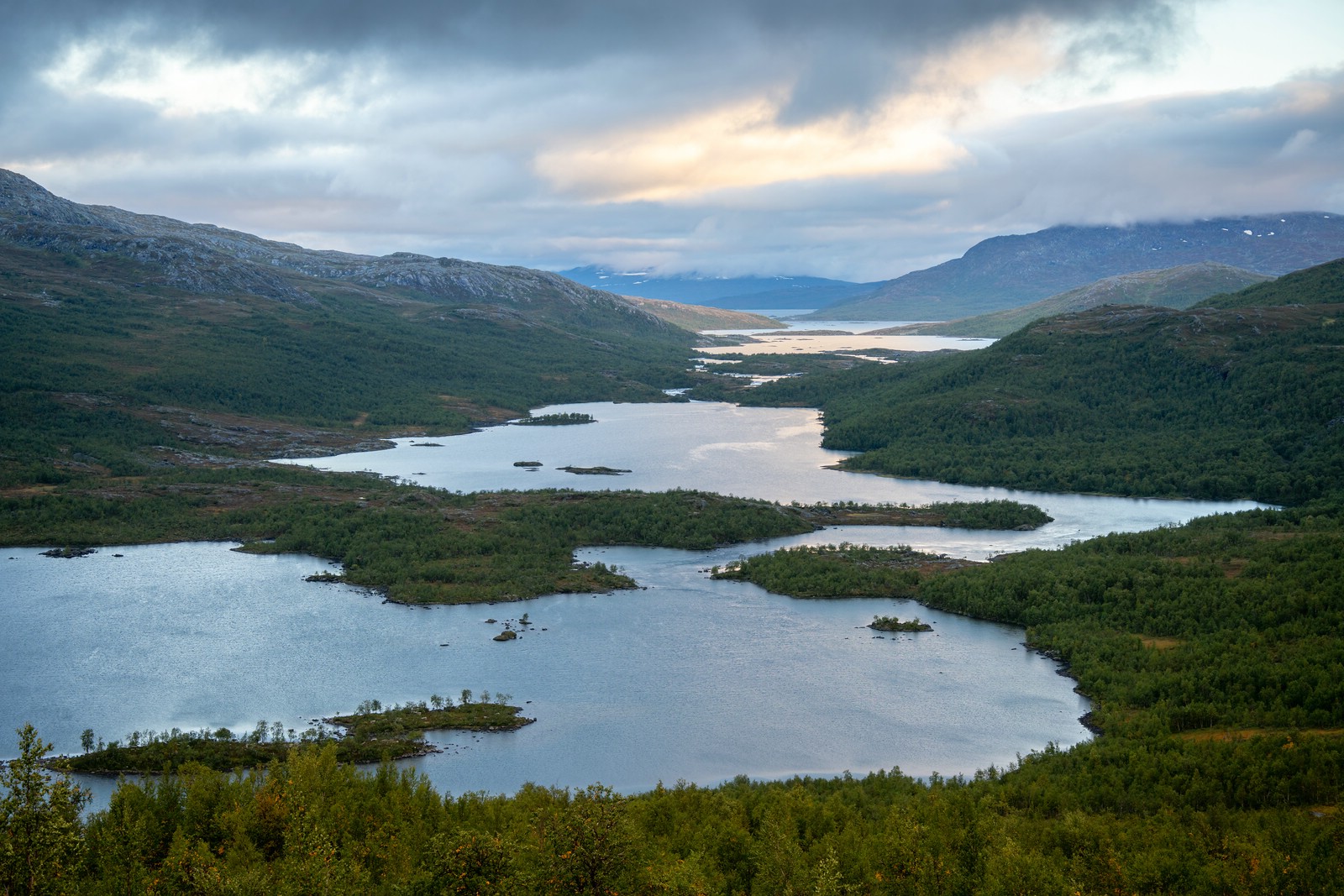 Piteälven chain of lakes