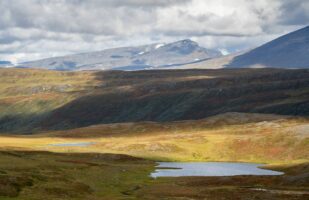 Nameless lakes near Vuoksák