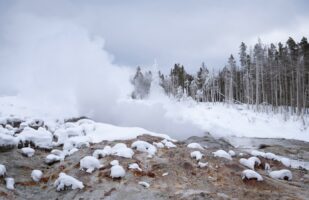 Dormant Steamboat Geyser