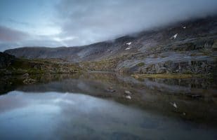 Mirror image in a small lake