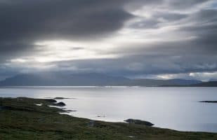 At the shore of Vastenjaure