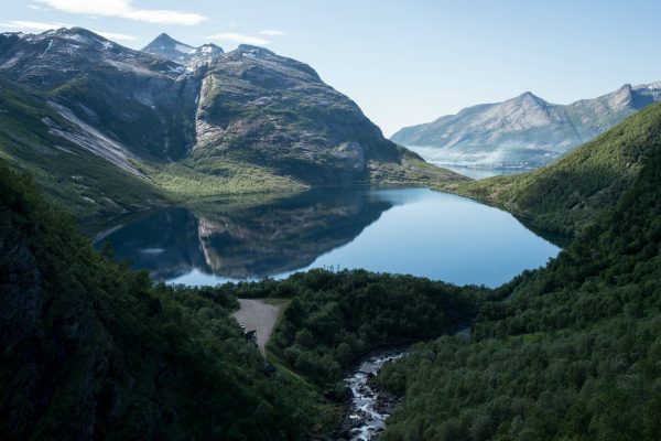 View towards Fykanvatnet and Glomfjord