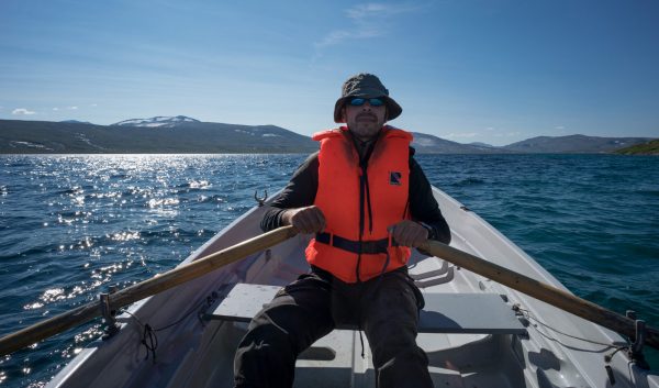 Fun on a rowboat