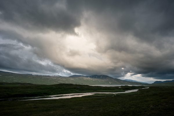 Evening sky at Midtistua