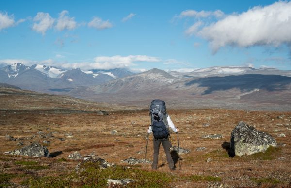 Walking on towards the valley