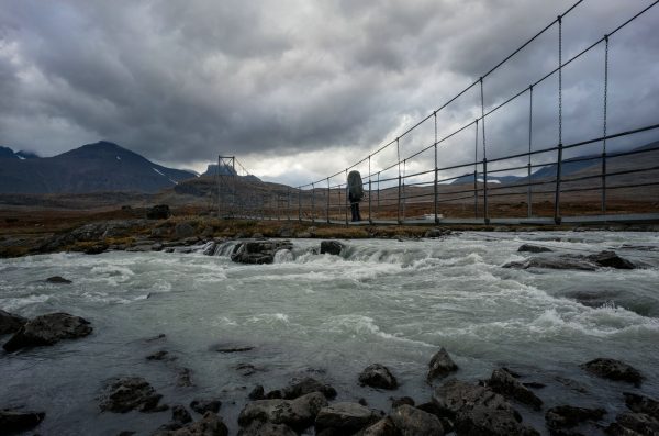 On the bridge