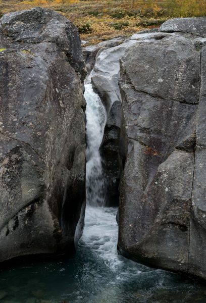 The small canyon of Rijddanjunjesgågåsj