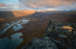 Rapadalen view after sunrise