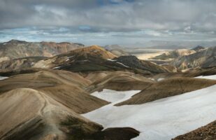 View back towards Landmannalaugar