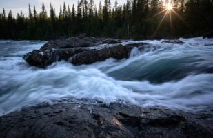 Gamajåhka rapids at Kvikkjokk II