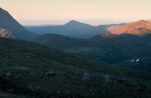 View from Goahtnjunjes towards Tarradalen