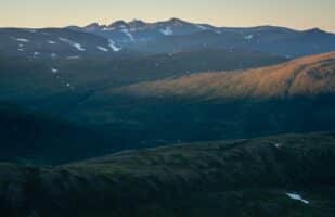 Sarek peaks (from Goahtnjunjes)