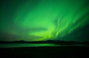 Aurora above Pieskehaure