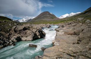 Smájllájåhkå at Skárjá and Sarek mountains