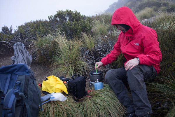 Breakfast on Kepler Track