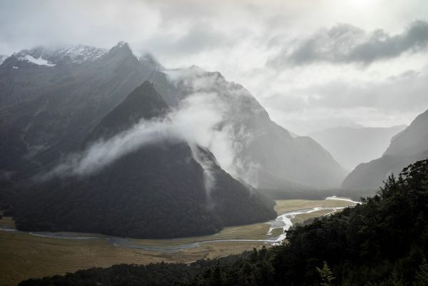 Routeburn Flats in the Rain