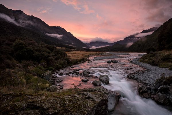 Sunset at Caples River