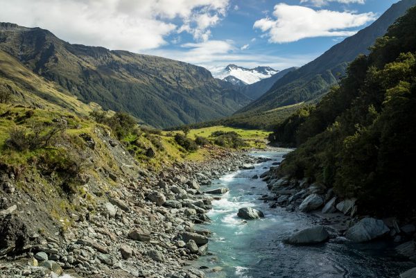 Mount Aspiring from the swing bridge