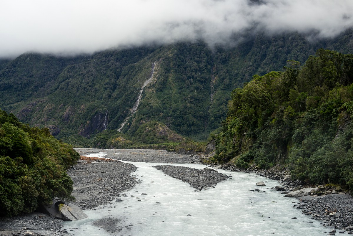 View from side trail near Franz Josef