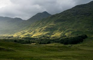 Evening light in Glen Dessary