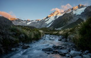 Mount Sefton from Hooker Valley